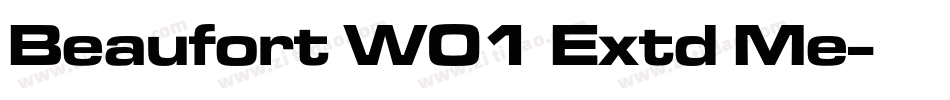 Beaufort W01 Extd Me字体转换